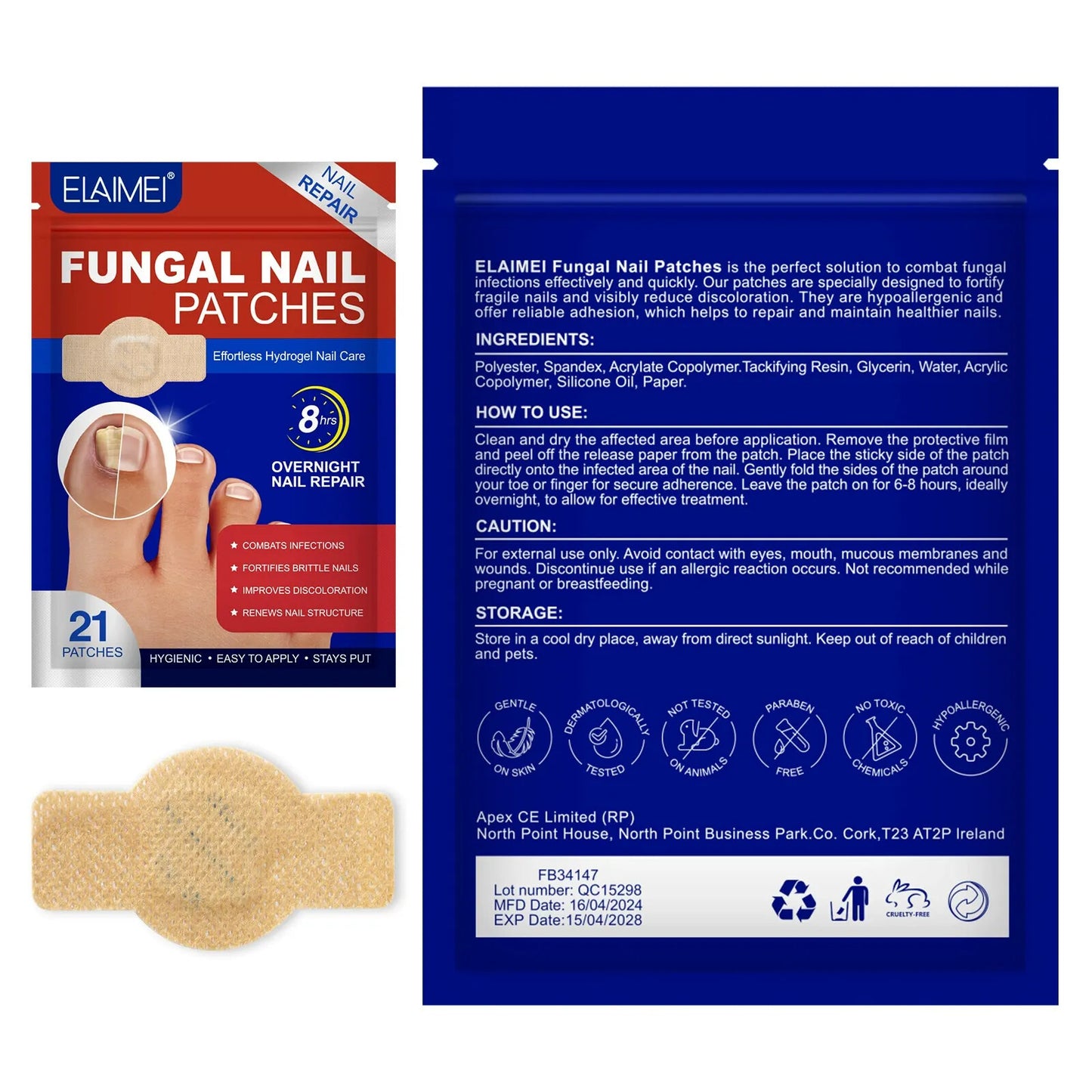 👣 Toe Fungus Defense Strips – Clinically Proven Nail Protection