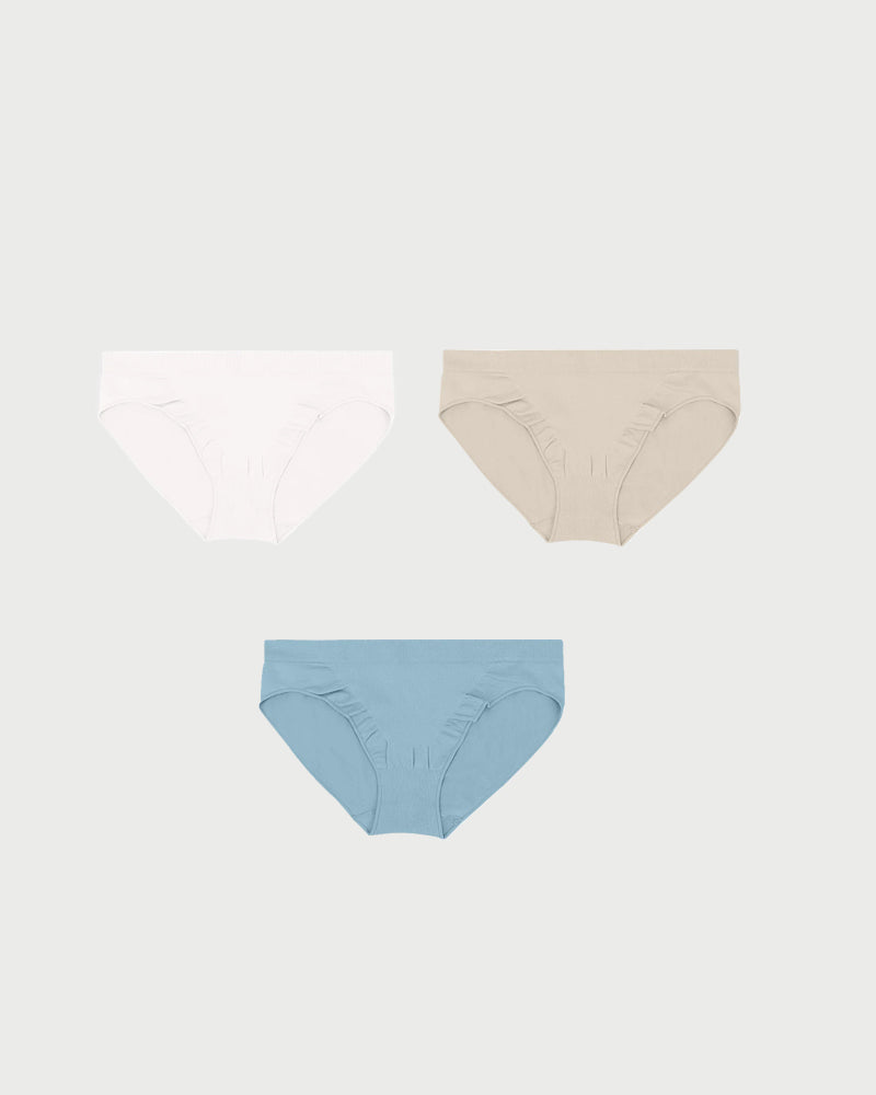 Everyday Comfort Seamless Low-Rise Brief Panty(3 PACK)