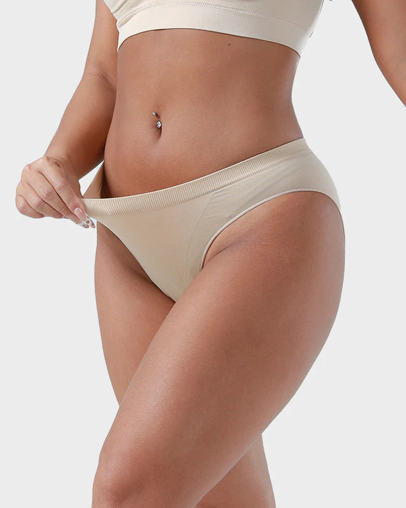 Everyday Comfort Seamless Low-Rise Brief Panty(3 PACK)