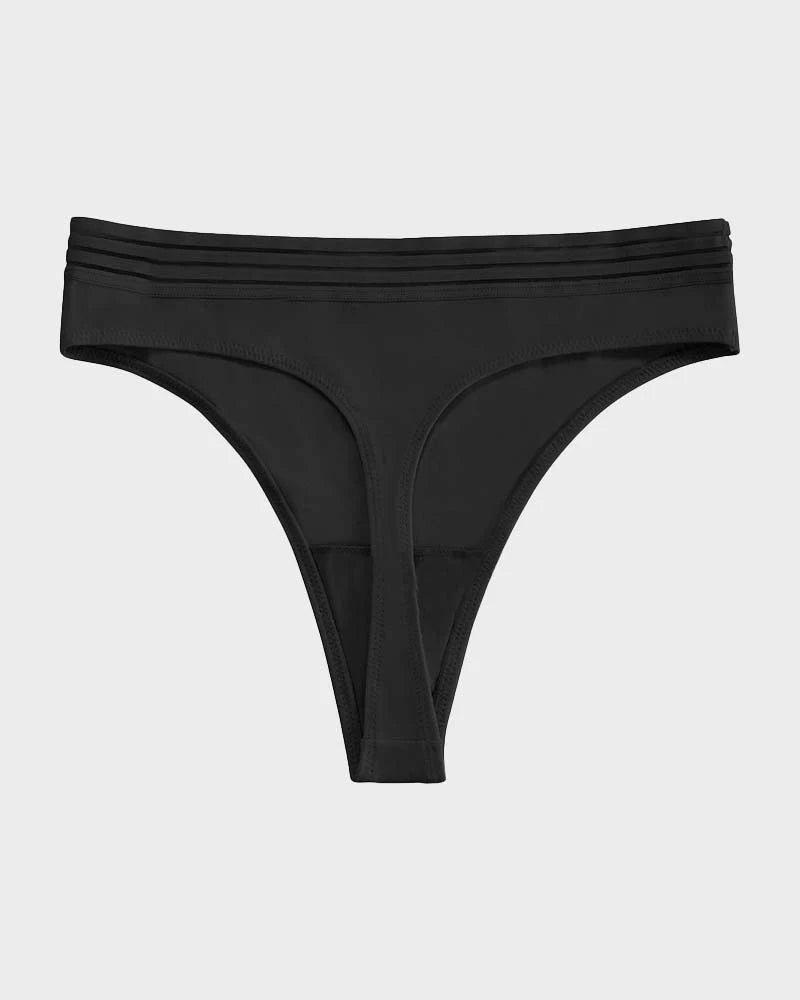 Comfy Cotton Low-Rise Thong Panty (3 PACK)