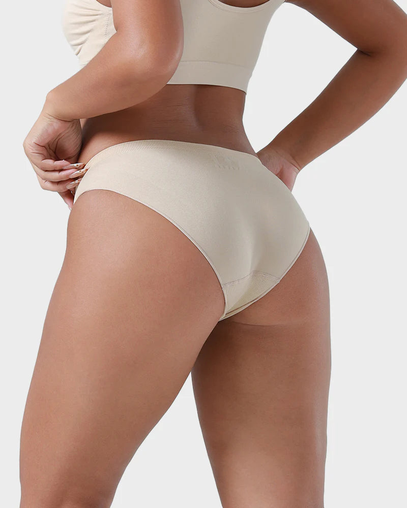 Everyday Comfort Seamless Low-Rise Brief Panty(3 PACK)