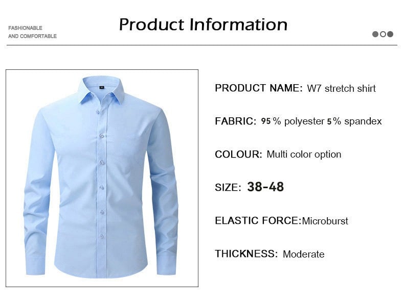 🔥3-Pack Alimens&Gentle Mens Dress Shirts