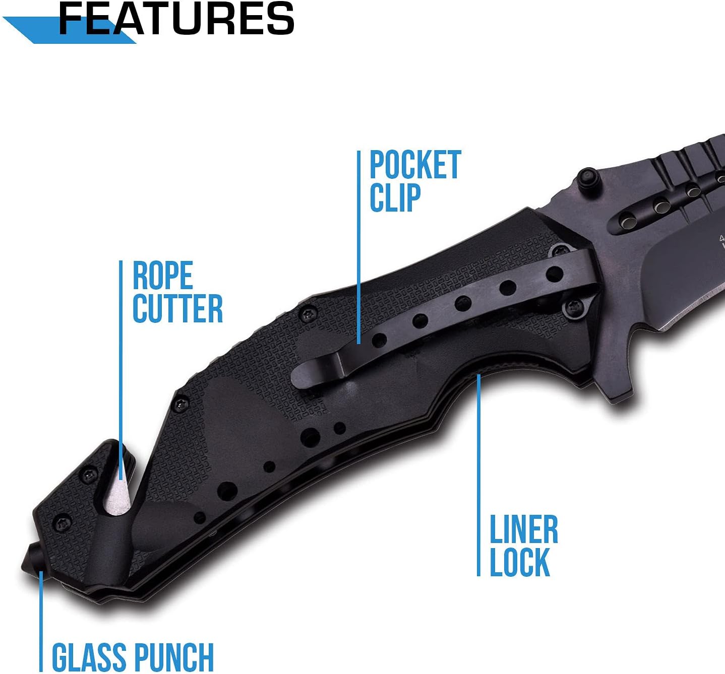 MT-A845BK SPRING ASSISTED EDC