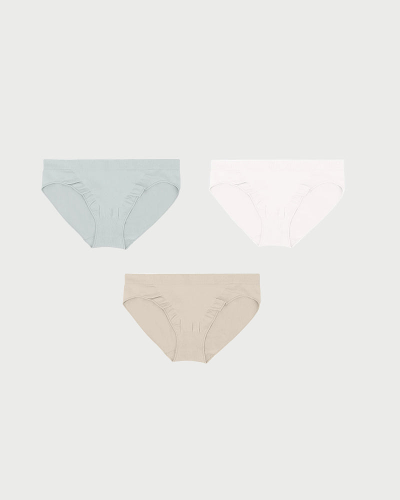 Everyday Comfort Seamless Low-Rise Brief Panty(3 PACK)
