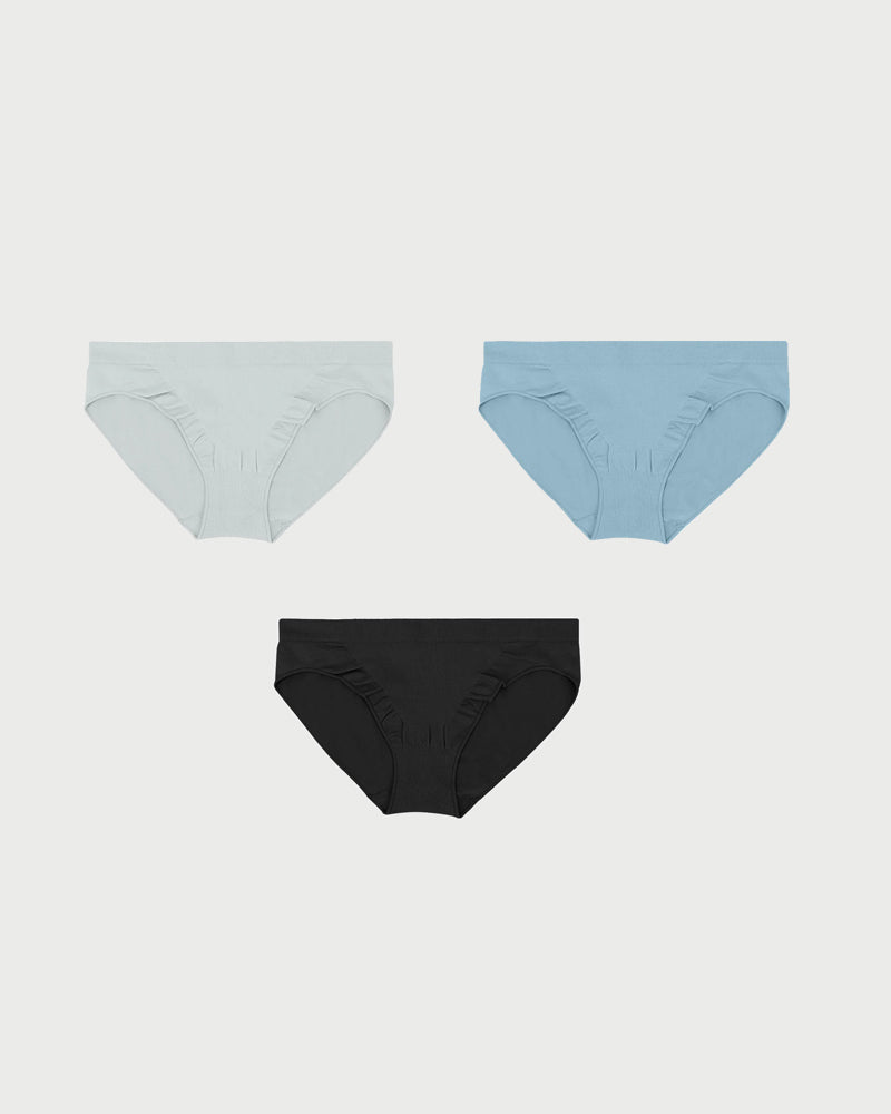 Everyday Comfort Seamless Low-Rise Brief Panty(3 PACK)
