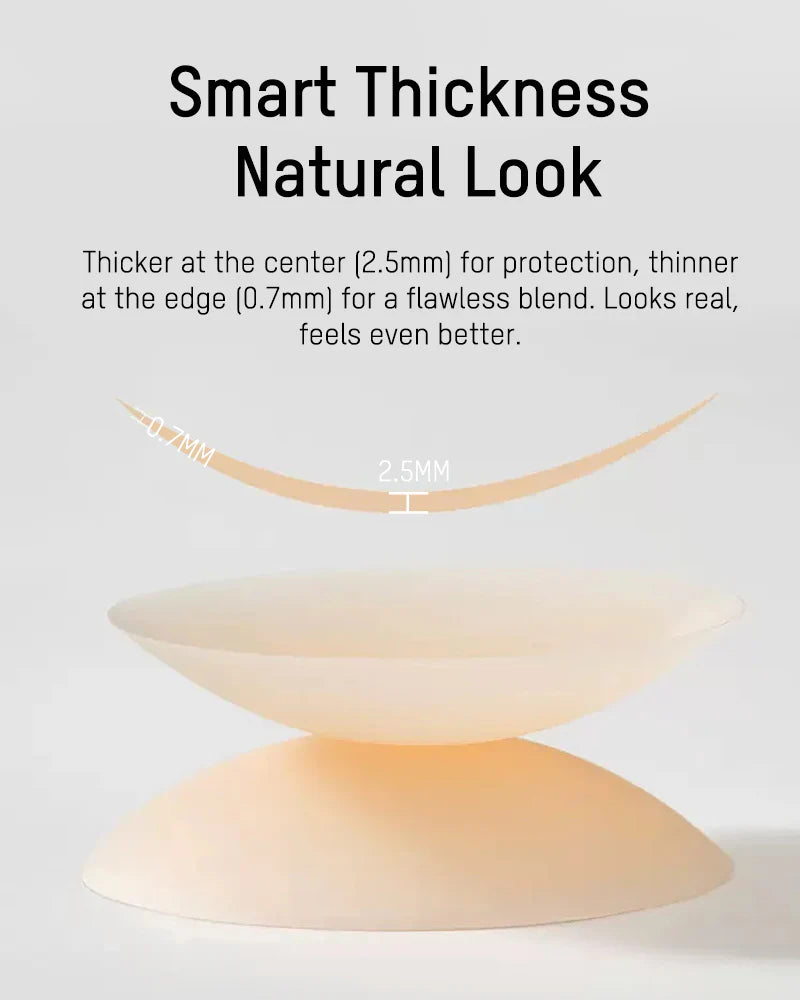 Seamless Non-Adhesive Nip Covers(2 Pairs)