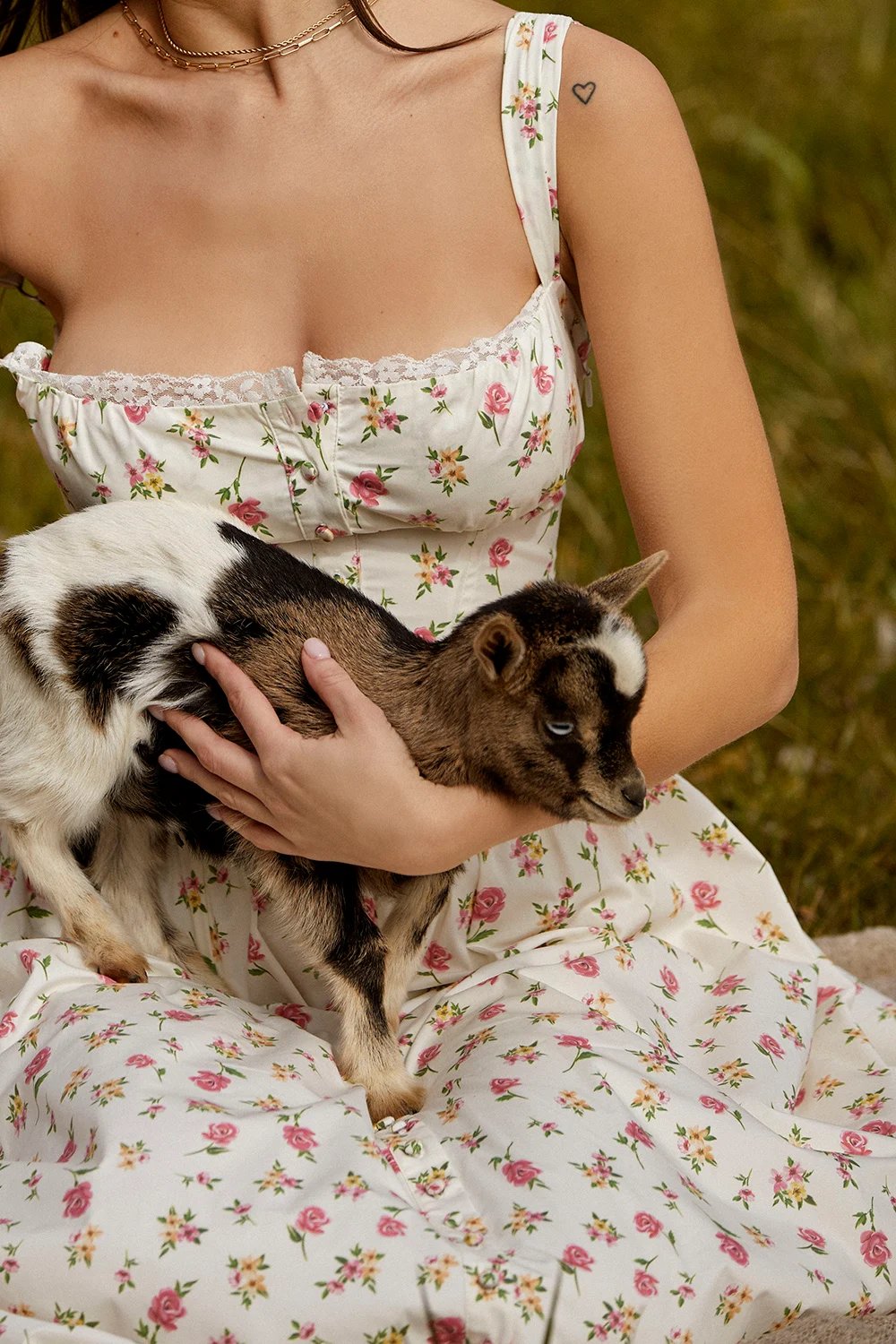 Tatiana ROSE PRINT MIDI SUNDRESS