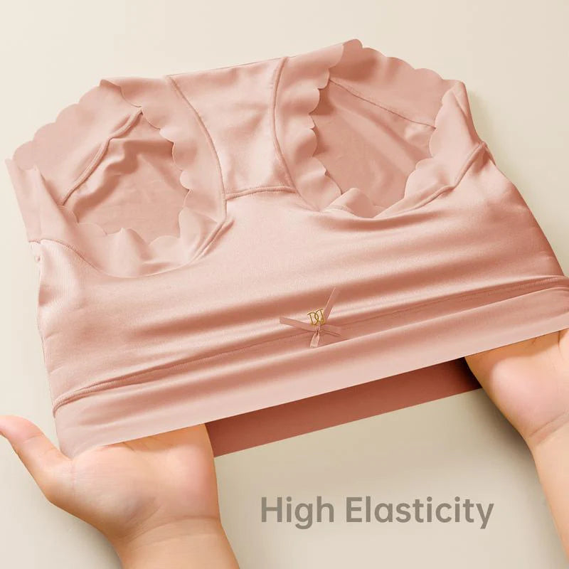 Silky High-Waist Seamless Briefs With Scalloped Edges (6 pack)