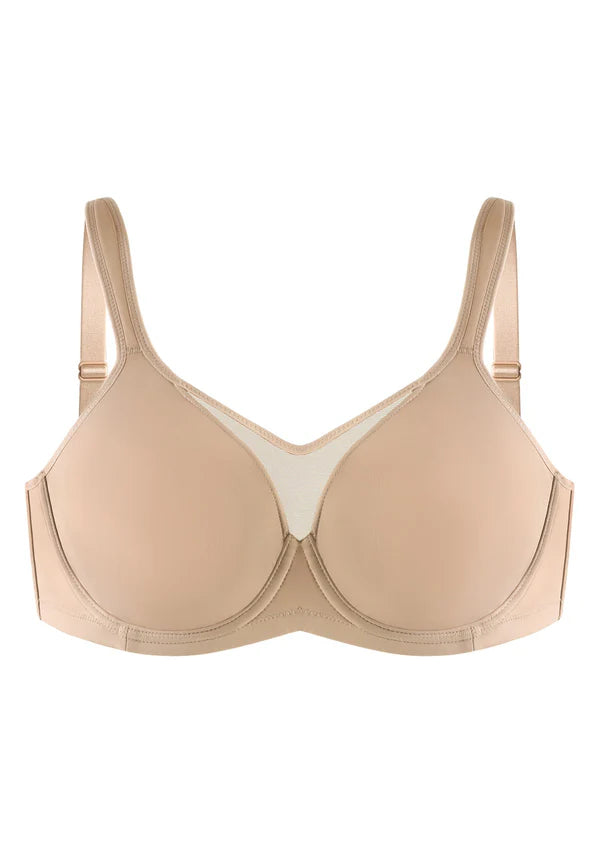 Smoothing Unlined Minimizer Underwire Bra