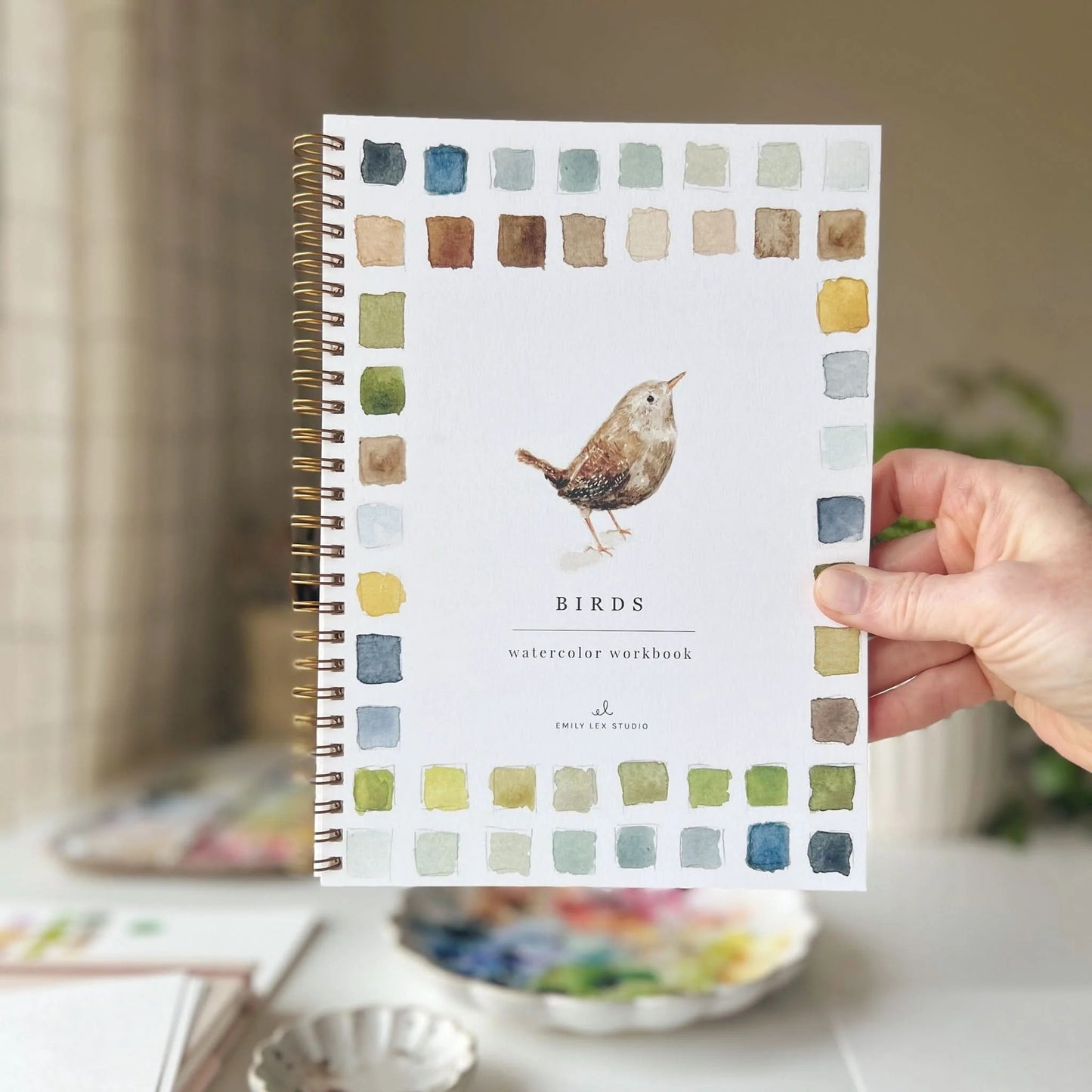 🎨 Birds Watercolor Workbook – Paint, Practice & Play