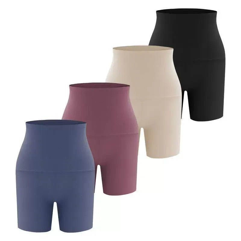 Women’s High-Waisted Seamless Boyshorts – 4-Pack Comfort Fit