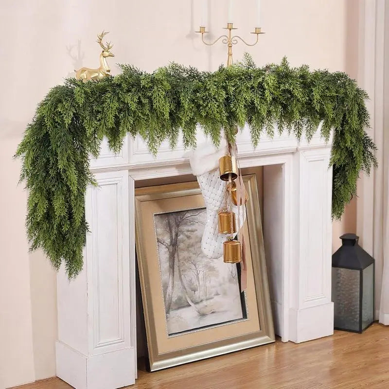 2 PCs Artificial Cedar Garlands