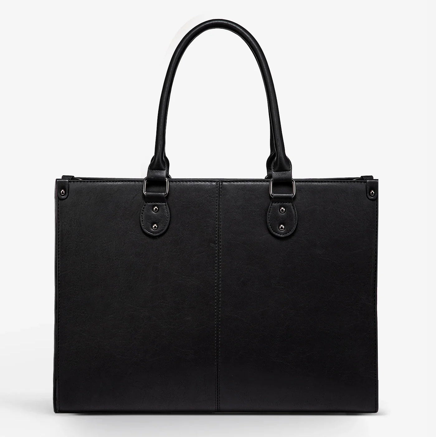 2Pcs Vintage Leather Laptop Bag