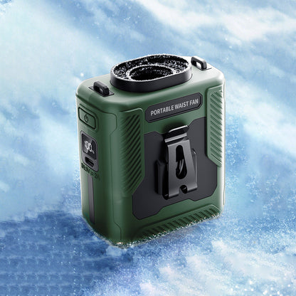 🌬️ Portable USB Waist Fan – Stay Cool Anywhere, Anytime!