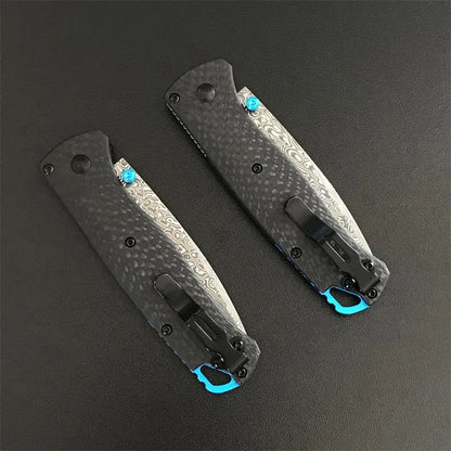 BM535C Vg10 Damascus Blade Carobon Fiber Handle