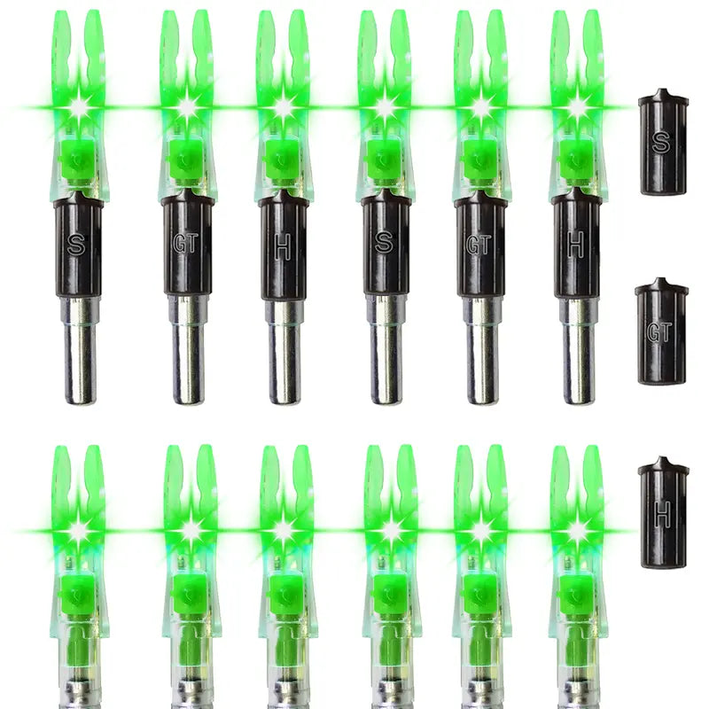 12pcs X Lighted Nocks for Arrows