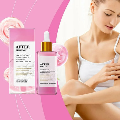 🍓Strawberry After Shave Oil – Soothing, Hydrating & Gentle for Smooth Skin (90ml)🔥