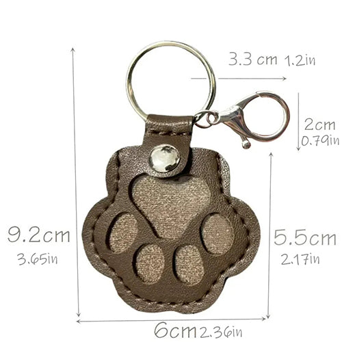 🐾 Always With You – Pet Paw Keepsake Keychain