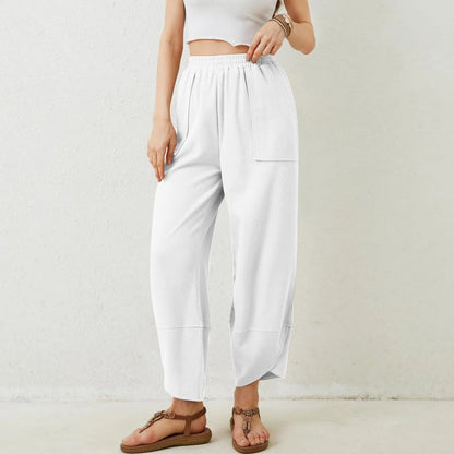 Womens Baggy Wide Leg Pants with Large Pockets