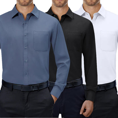 🔥3-Pack Alimens&Gentle Mens Dress Shirts