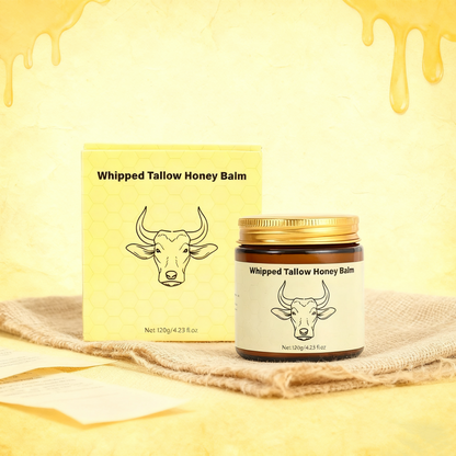 Whipped Grass-Fed Beef Tallow Honey Balm