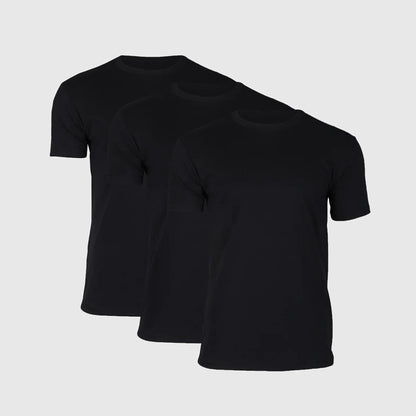 The Essential Crew Neck Tees – 3-Pack for Everyday Comfort