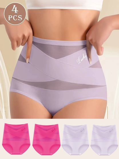 🖤 4-PCS High-Waisted Sculpting Briefs