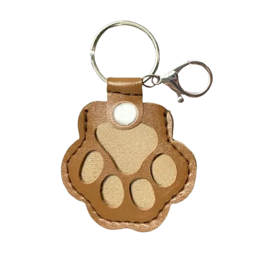 🐾 Always With You – Pet Paw Keepsake Keychain