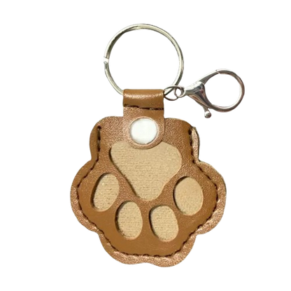 🐾 Always With You – Pet Paw Keepsake Keychain