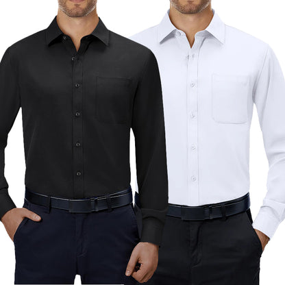🔥3-Pack Alimens&Gentle Mens Dress Shirts