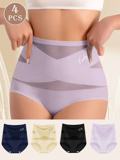 🖤 4-PCS High-Waisted Sculpting Briefs