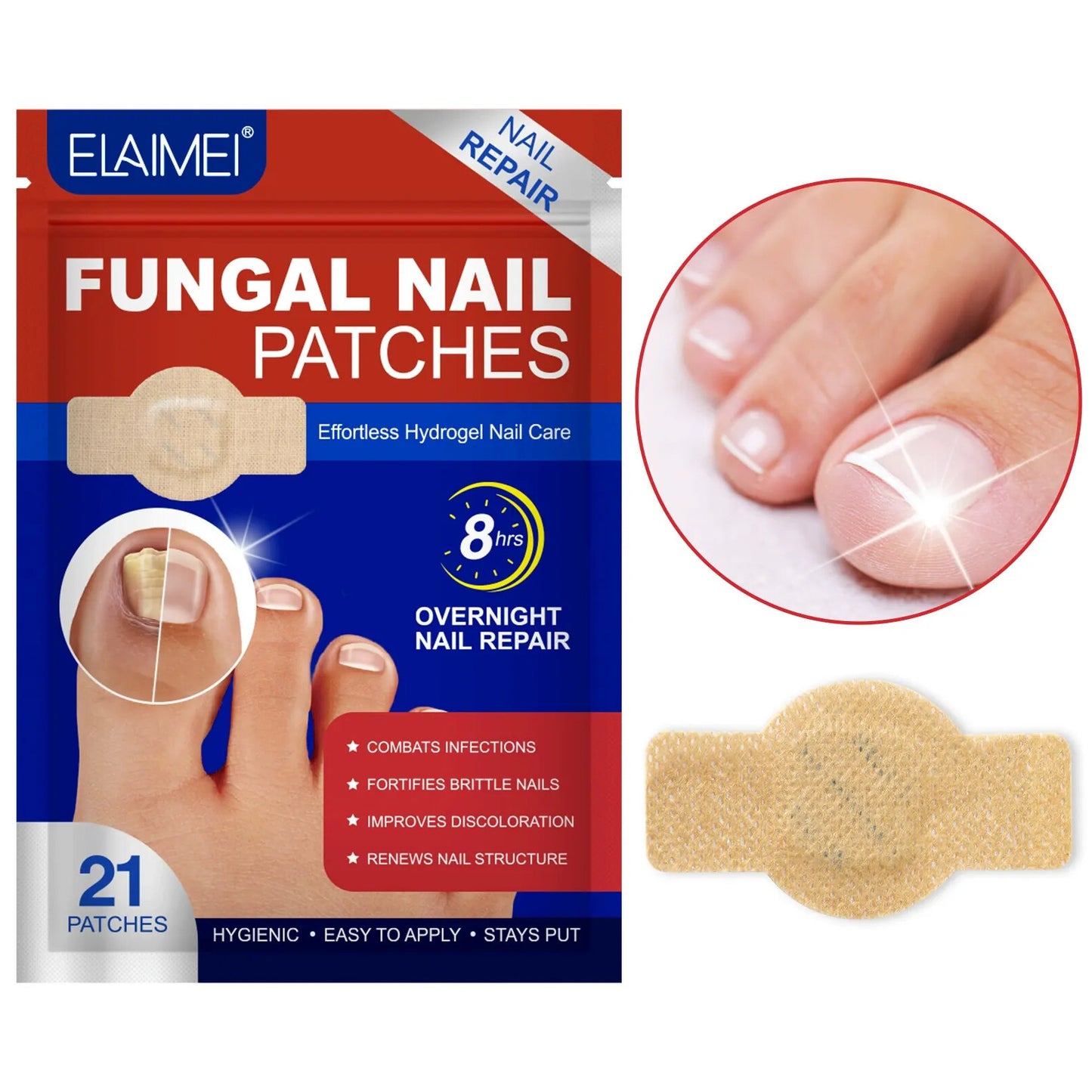 👣 Toe Fungus Defense Strips – Clinically Proven Nail Protection
