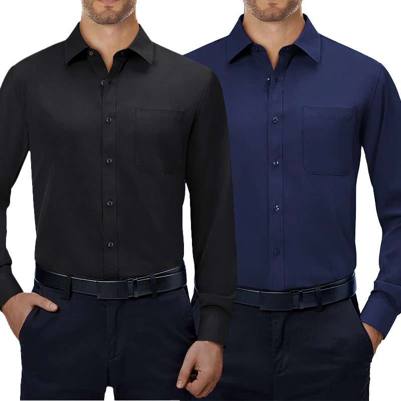🔥3-Pack Alimens&Gentle Mens Dress Shirts