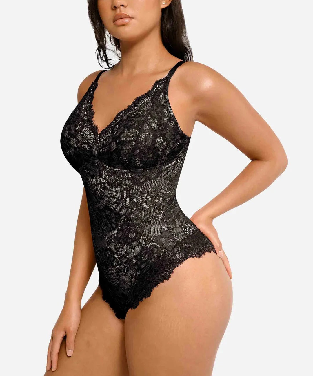 🌸 Lace Smooth Firm Control Bodysuit – Confidence, Sculpted