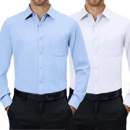 🔥3-Pack Alimens&Gentle Mens Dress Shirts