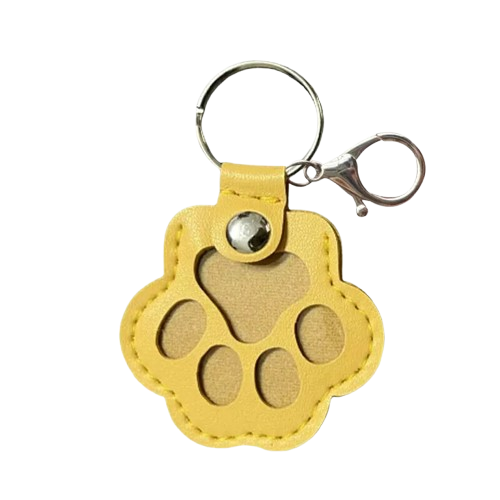 🐾 Always With You – Pet Paw Keepsake Keychain