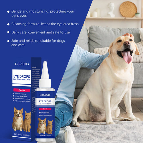 🐾Vet-Approved Eye Drops for Dogs & Cats – Relieve Irritation, Discharge & Allergies!