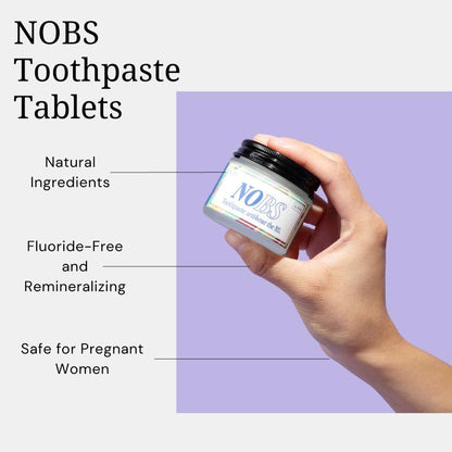 NOBS Toothpaste Tablets - Remineralize with NHA