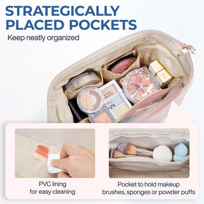 Puffy Padded Travel Cosmetic Organizer for Women