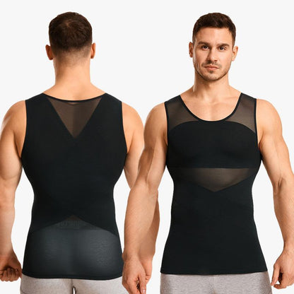 Men's Mesh Breathable Compression Shapewear Vest