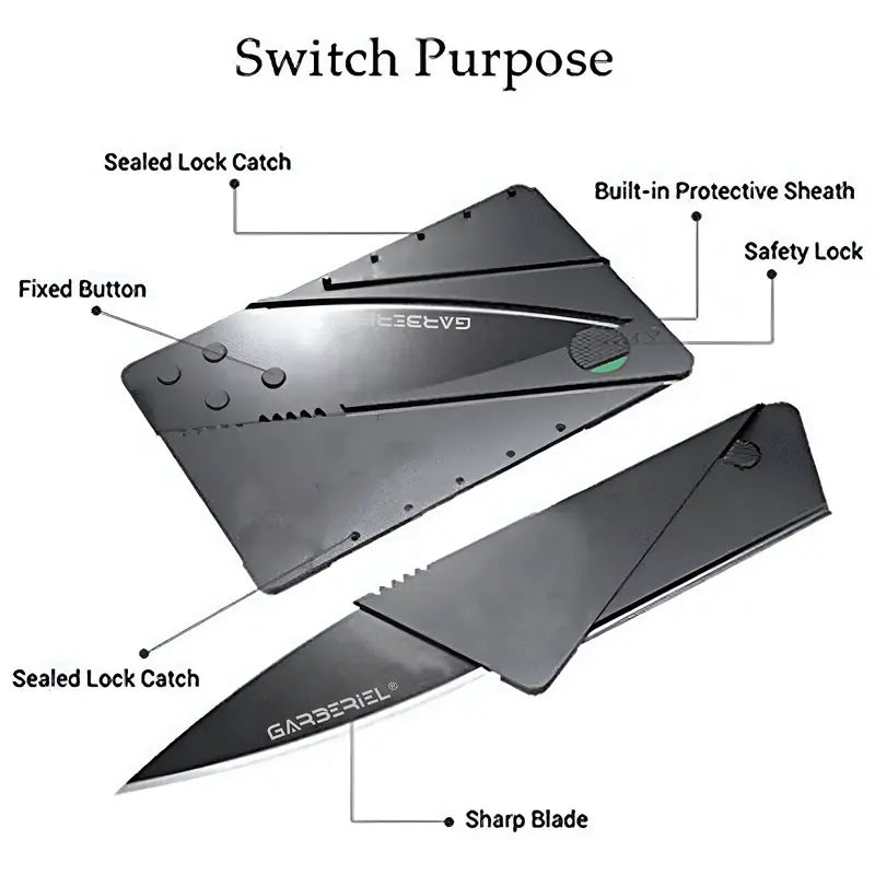 Folding Card Sharp Wallet Knife