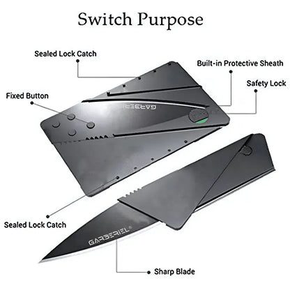 Folding Card Sharp Wallet Knife