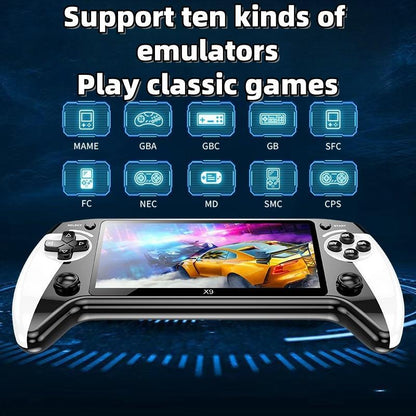 X9 Handheld Game Console With Built-in 10 Emulator Games