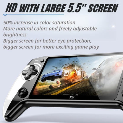 X9 Handheld Game Console With Built-in 10 Emulator Games