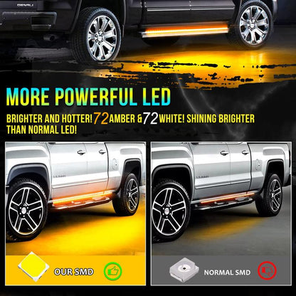 2PCs Truck LED Running Board Lights