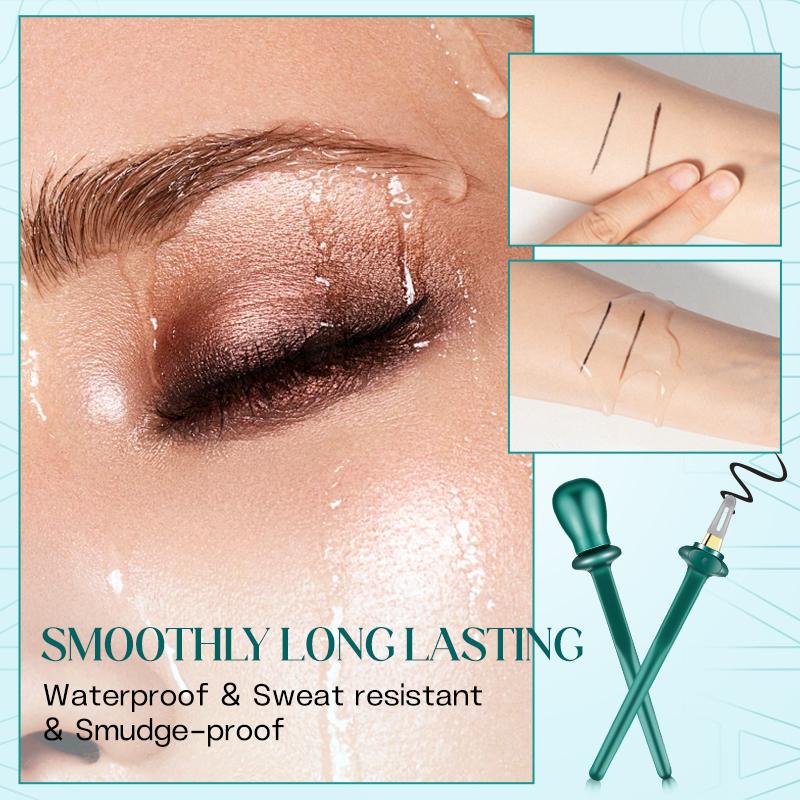 Waterproof Eyeliner Applicator Kit – Reusable Silicone Guide with Eyeliner Cream
