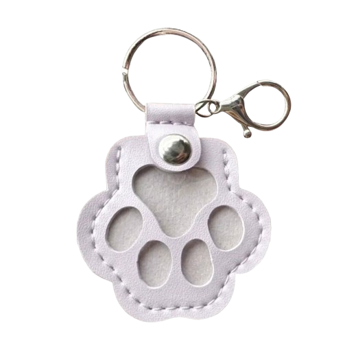 🐾 Always With You – Pet Paw Keepsake Keychain
