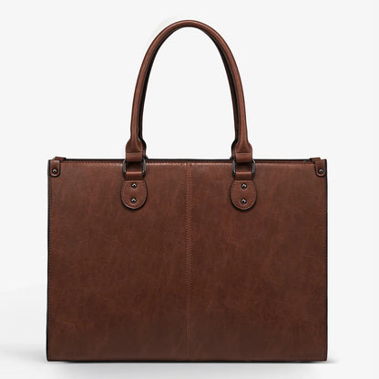 2Pcs Vintage Leather Laptop Bag