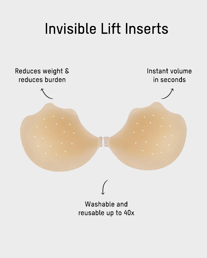 Breathable Silicone Self-Adhesive Invisible Bra (2 Pack)