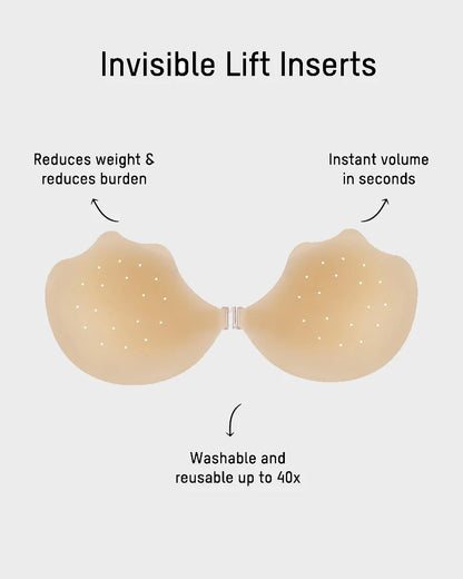 Breathable Silicone Self-Adhesive Invisible Bra (2 Pack)
